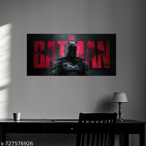 The Batman Split Design matte printed poster set of 3 | home decor , room decor, wall decor, office decor preview 4