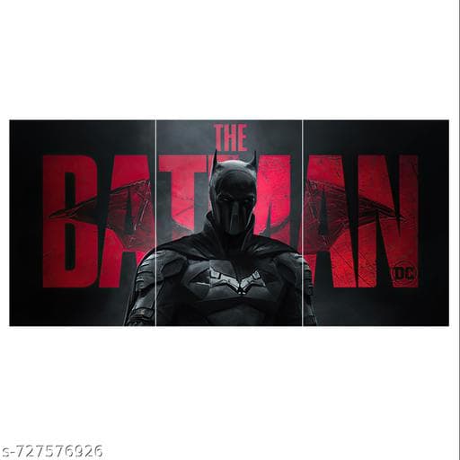 The Batman Split Design matte printed poster set of 3 | home decor , room decor, wall decor, office decor preview 2